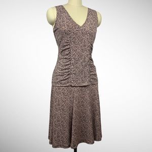 Axcess by Liz Claiborne Tank+Skirt Set Pink Black